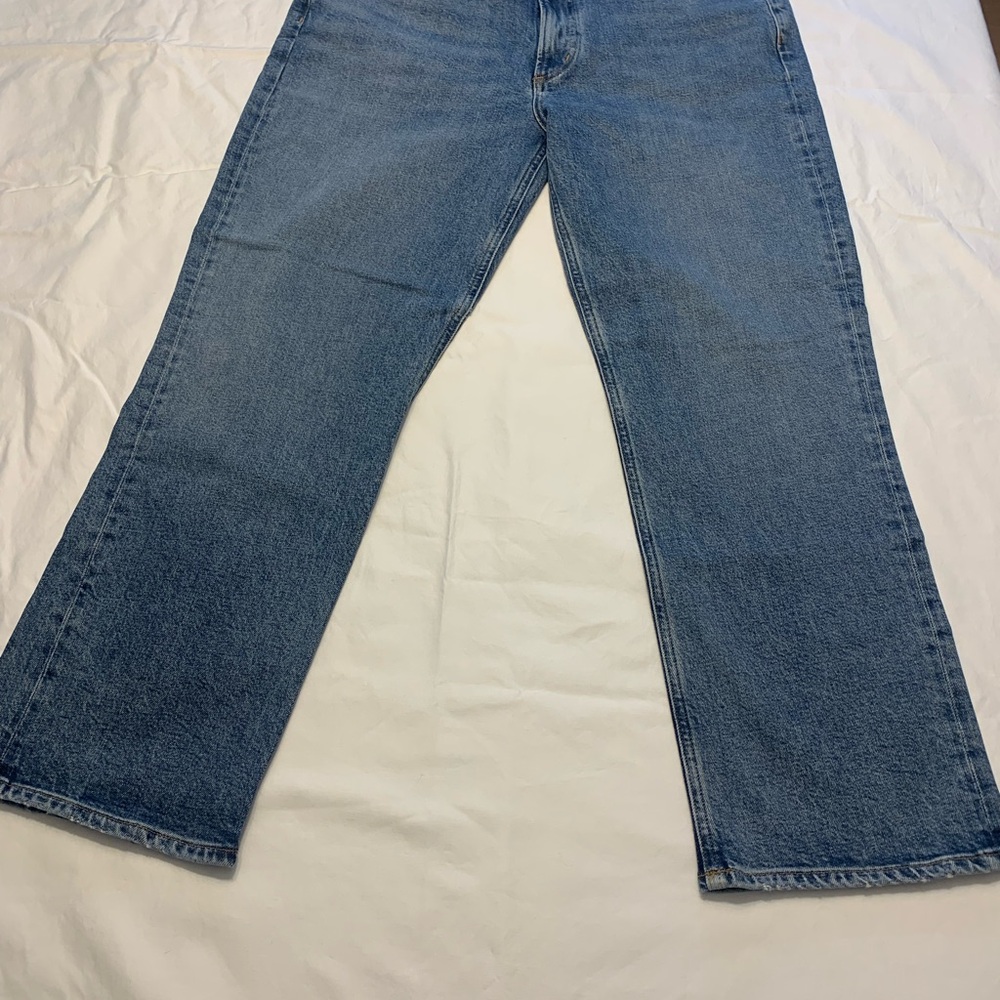 Agolde Women's Bootcut Jeans in Light-Medium Blue